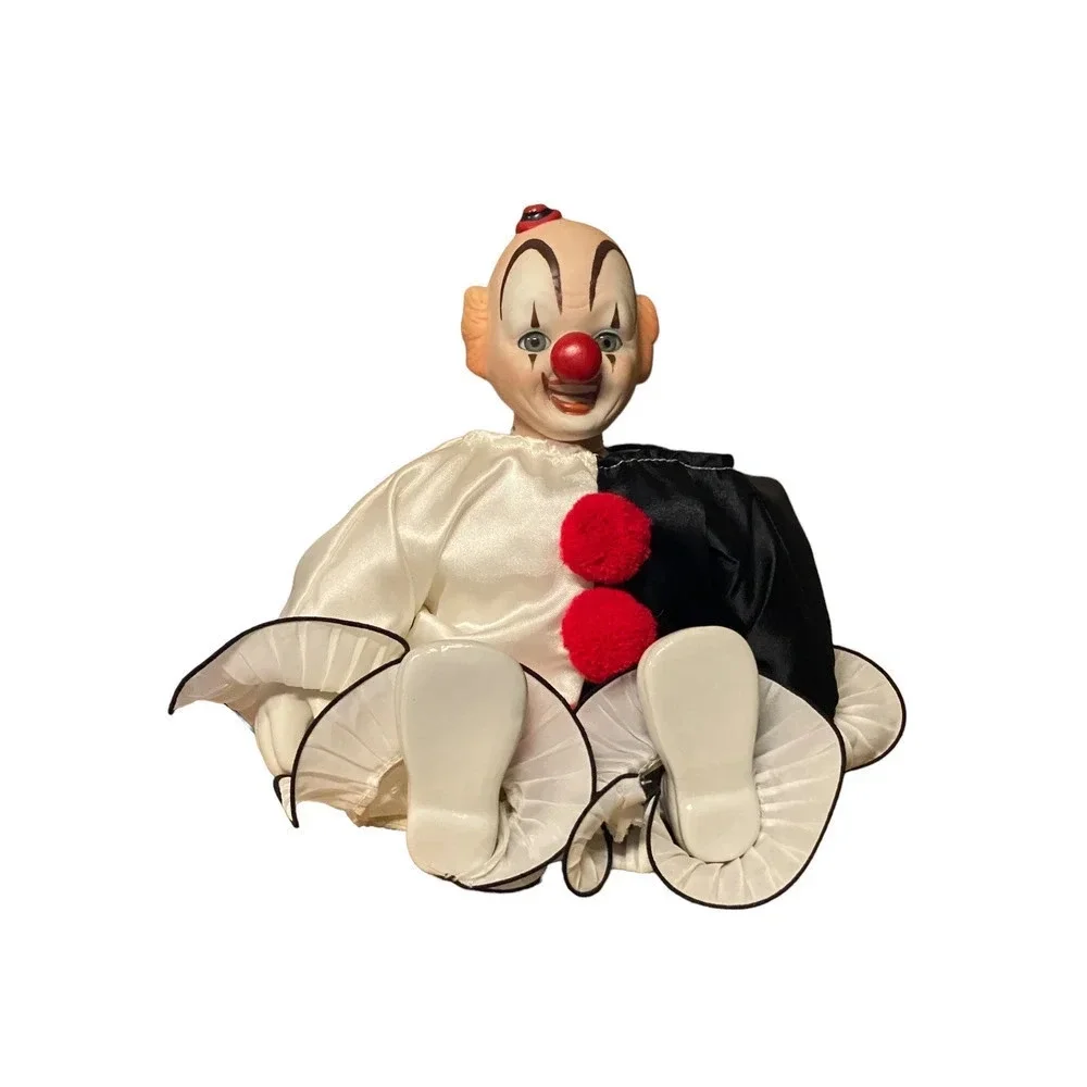 Pre-owned Victoria Ashlea Originals 1985 Musical Porcelain 12" Clown Doll - Picture 7 of 12